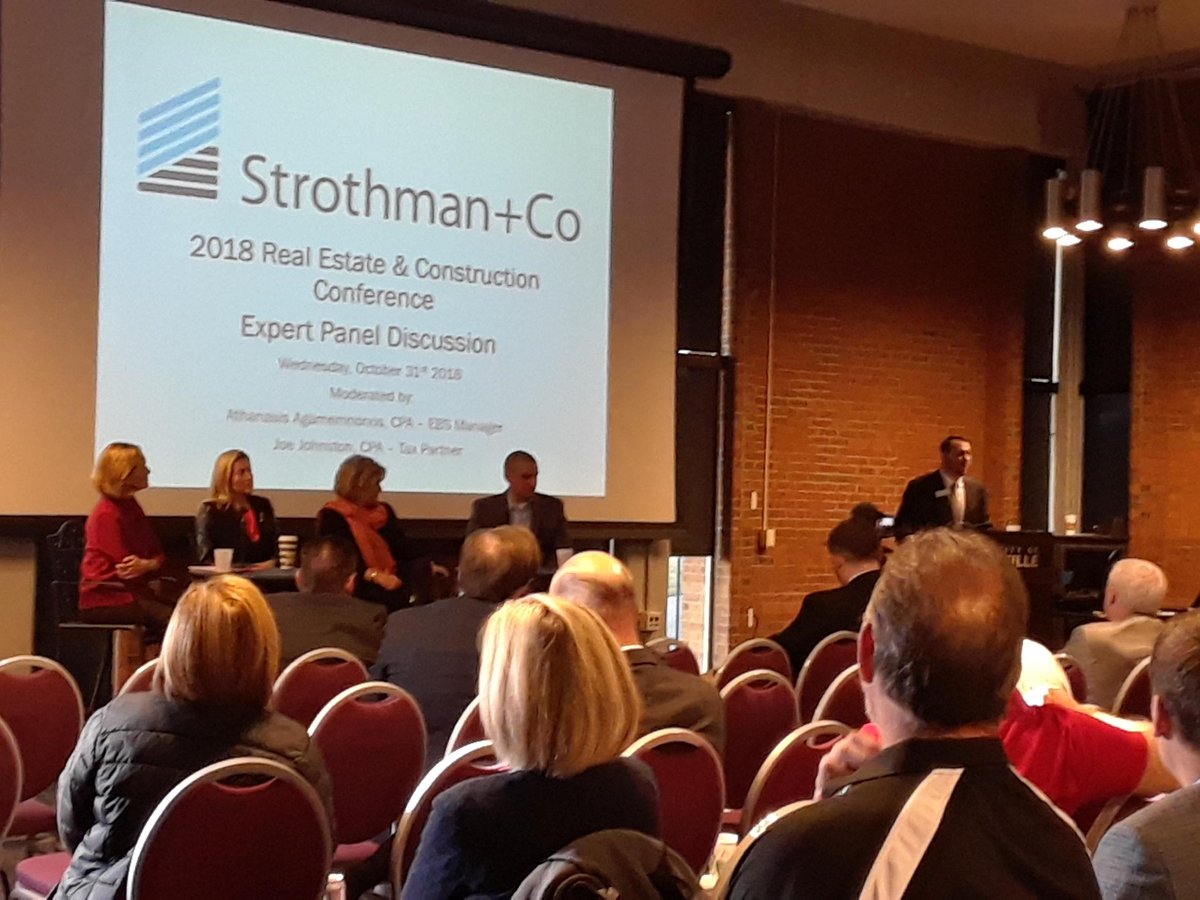 StrothmanandCo's tweet photo. We want to thank all of our guests and presenters at our 2018 #RealEstate & #Construction Conference yesterday. #LDGDevelopment #Louisville #MayinLLC @GLIchamber #LouisvilleForward #WehrConstructorsInc @BFLouisville @louisvillemayor https://t.co/ETRt21W9pT