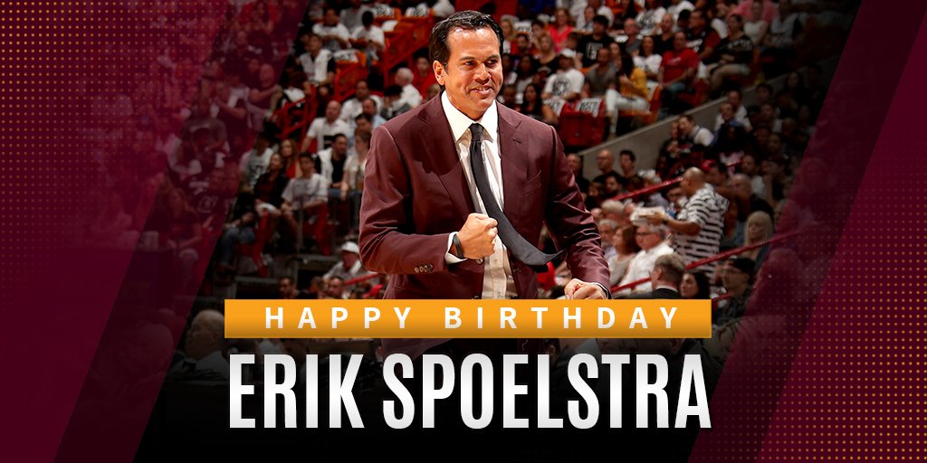 Happy Birthday to Head Coach and NBCA Vice President Erik Spoelstra! 