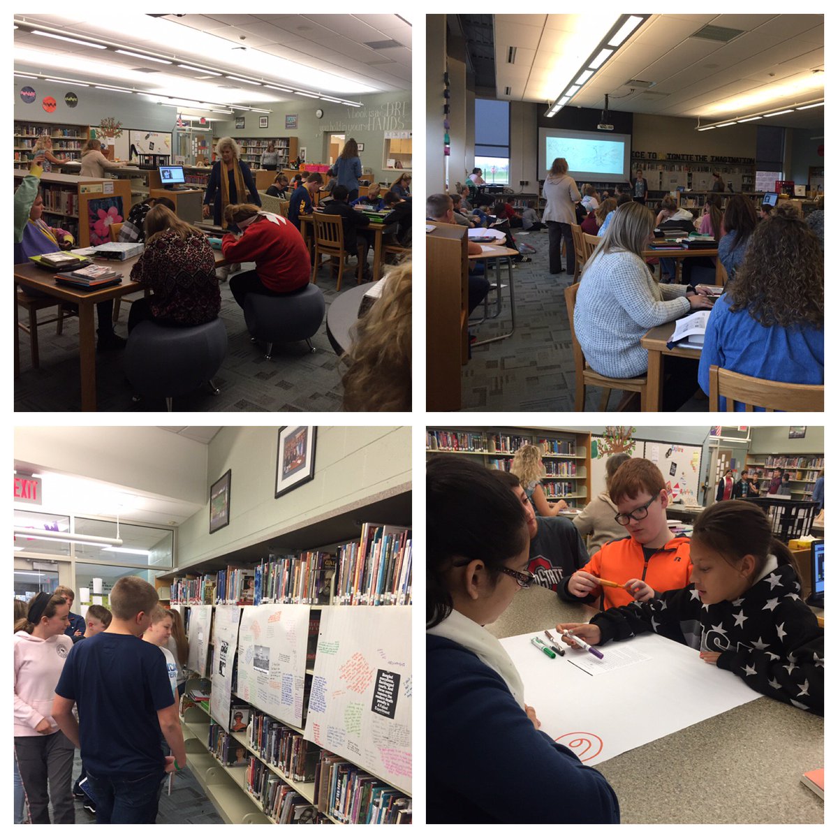 KauffeldMichael's tweet photo. Great day of Learning Walks @TeaysValleyWest! Our ELA teachers spent time visiting most of the ELA classes in our building. Excited about the collaboration, innovation and courage each teacher displayed by opening up their classroom to others #tvwmsGoBig Build a culture https://t.co/wq6hyhify6