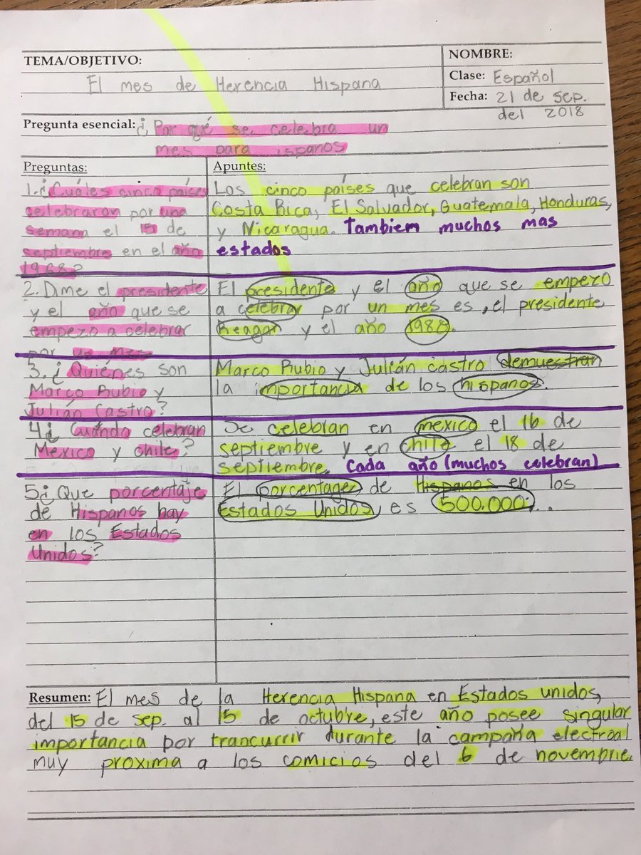 Ms_Abernathy's tweet photo. Check out some of the great Focused Notes I've seen from @BedichekMS AVID 6th graders this year! https://t.co/NO6p5m9Ncj