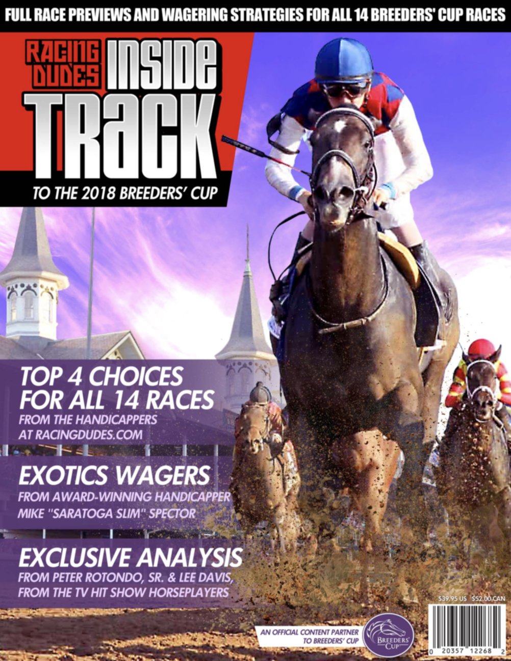 Racing Dudes on Twitter "HERE IT IS! The official Racing Dudes Inside Track Breeders' Cup