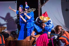In 2017, we partnered with <a href="/sensecharity/">Sense</a> to develop Kubla Khan, our first show with a version for young people who are deafblind. A water channel wound its way through the audience, taking them on a multi-sensory journey down the River Alph #OilyCart37Years🎂

Photo:Neal Houghton