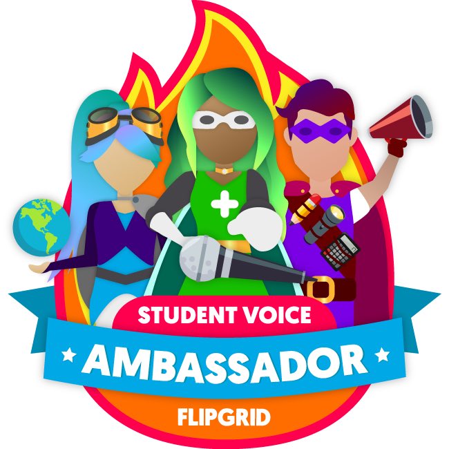 So excited to be apart of such a great group!! #studentvoiceambassador #StudentVoice @Flipgrid