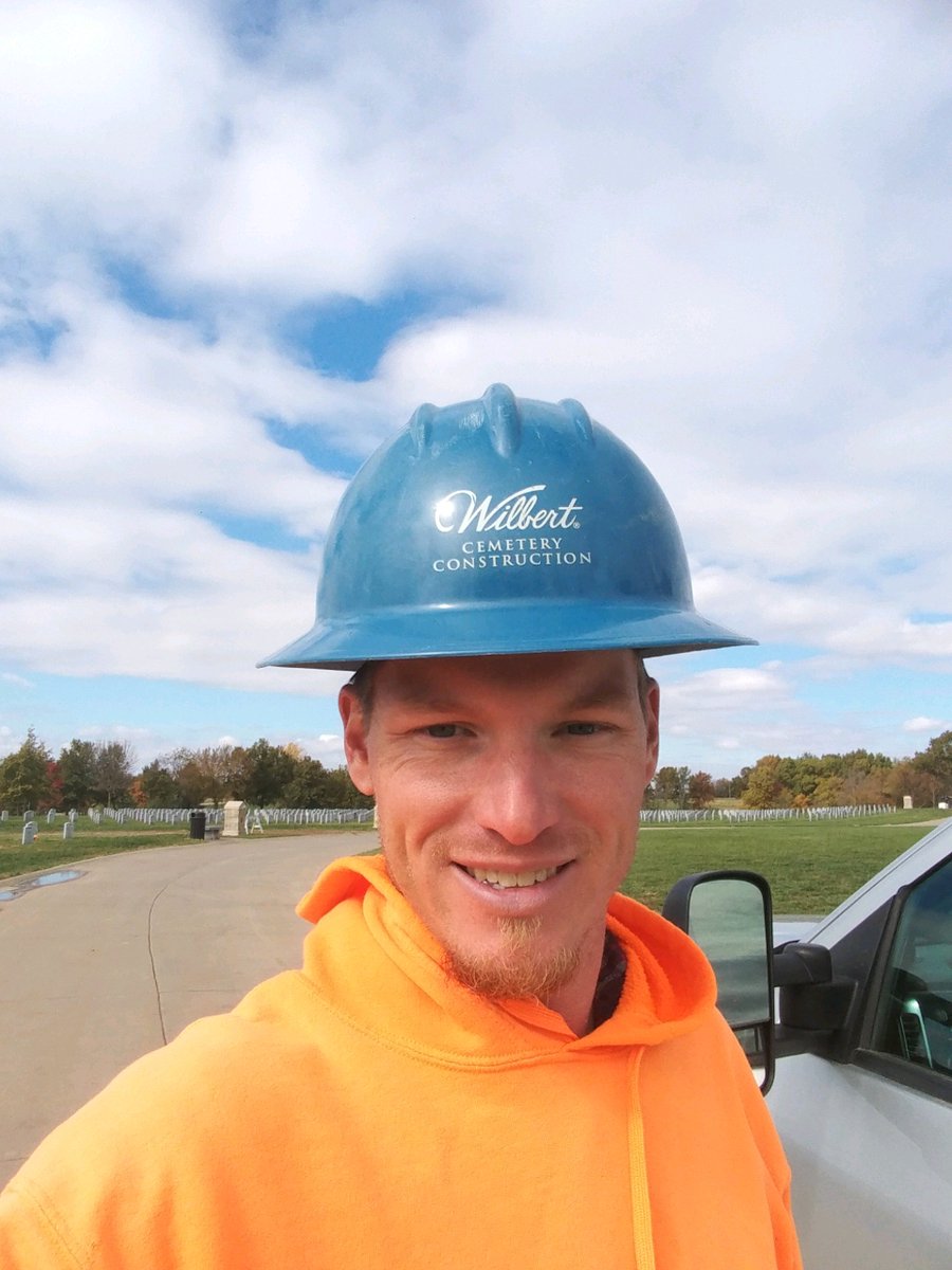 WilbertTeam's tweet photo. Congrats to Tyler Logan on his #jobpromotion from Foreman to Superintendent for #WilbertCemeteryConstruction. Tyler will now run his own crews on VA and private cemetery lawn crypt projects. All the best, Tyler! https://t.co/28ct6CDjsY