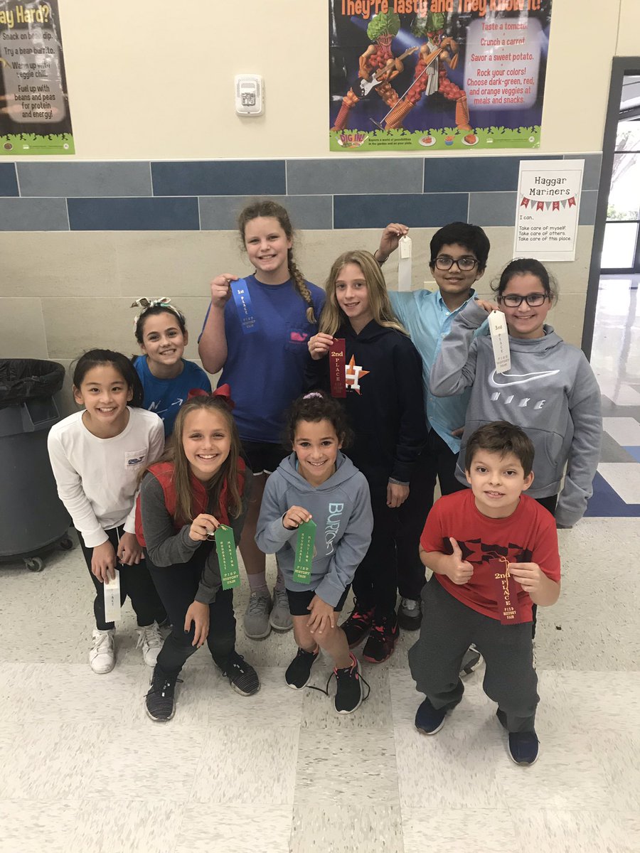 Haggar5th's tweet photo. Wow!! Look at these 5th grade history fair winners!! #haggarlearns #raisethestandard @belindakinney there was SO MUCH AWESOME! https://t.co/mi3FPOel8B