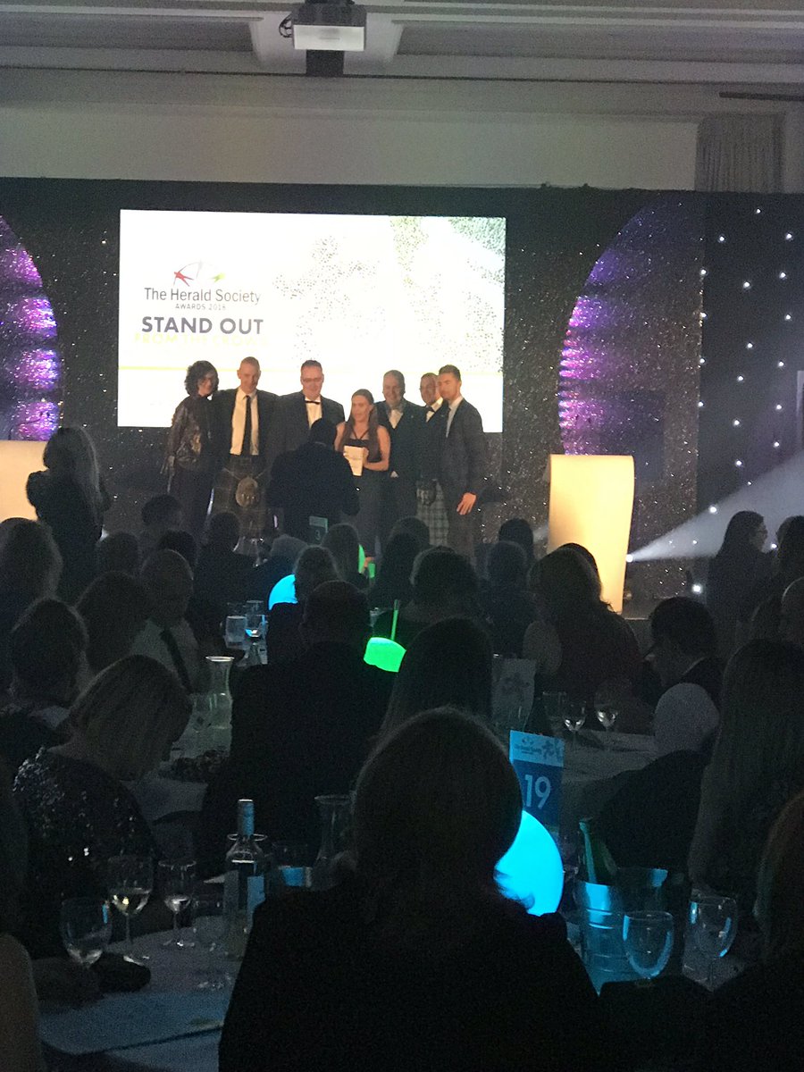 shereemcalpine's tweet photo. So so so proud of @vruscotland @streetandarrow @iainmurray11 @callum2591 @SMackin52 @leeannbell89 @AlMuir01 @DirectorVRU @willlinden well deserved winners of the @HeraldSociety Social Entrepreneur of the Year 👏🏼💖 #SocietyAwards https://t.co/H6OYAmDIaW