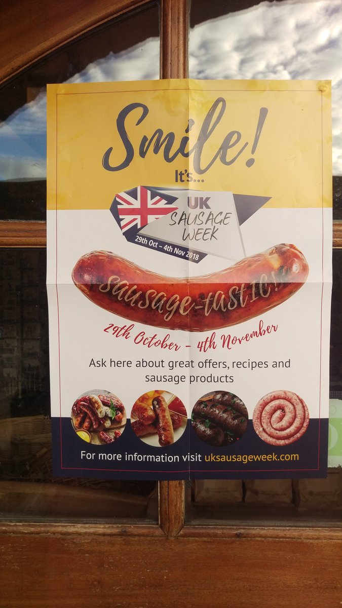 We'll be sausage making <a href="/broomhousefarm/">Broom House Farm</a> tomorrow! Don't be short of #bangers for your #breakfast or #BonfireNight! It's also #UKSausageWeek - smile and buy sausage! All #freerange and made from our home reared saddleback pigs! #GoLocal <a href="/ThisisDurham/">This is Durham</a> #Homegrown #butchers #sausages