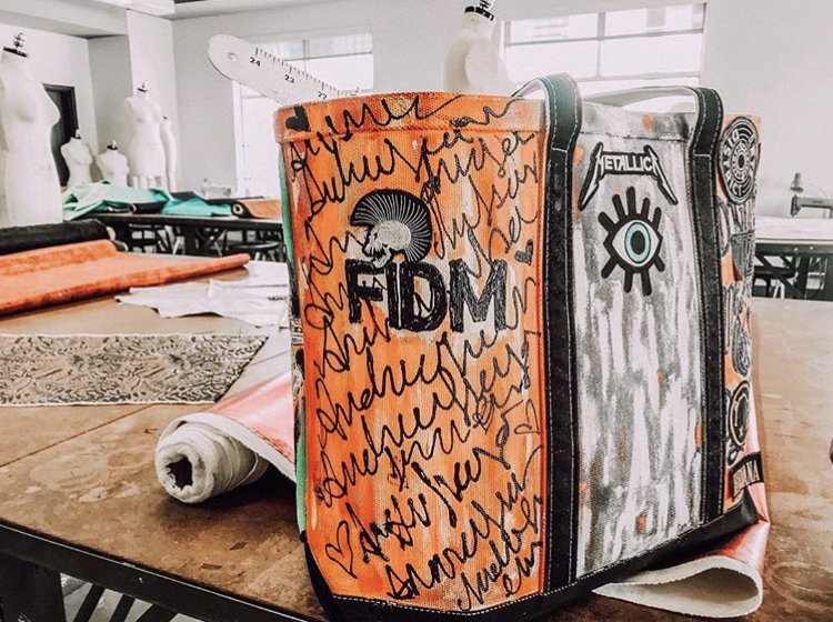 FIDM's tweet image. You know you're a #FIDMStudent when... you rock the #iconic FIDM Tote Bag! Retweet if you have one.