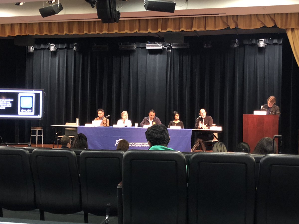 monicamallon's tweet image. I&apos;m really disappointed in the students at my school. @ASsjsu and @sjsuvote put on a great event with elected officials to inform students, but most of the seats were empty. #SJSU #SJSUVotes