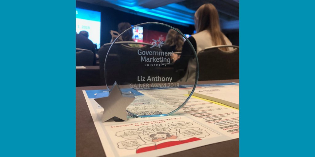 ViONcorp's tweet photo. Thanks to @GetMarkedU for recognizing @lanthony and @ViONcorp with the 2018 Gainer Award for the ViON MarketPlace Campaign https://t.co/I1XGuFkTb8. We are pleased to be a part of the government marketing community. #GAINConf https://t.co/z2ngM09KJz