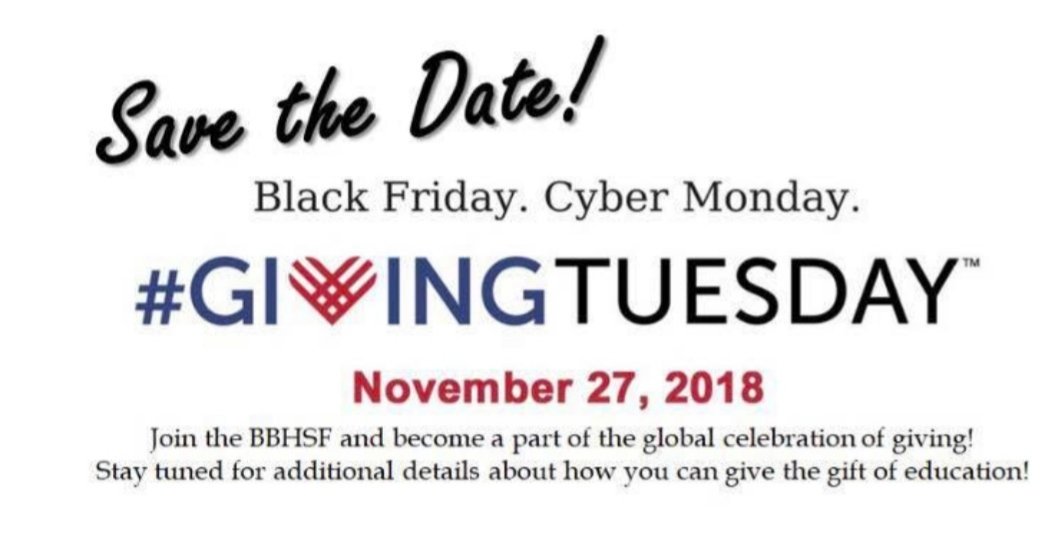 _BBHHS's tweet photo. Support the Brecksville-Broadview Heights Schools Foundation by donating between now and Nov 27th! https://t.co/OSBkrqrazg