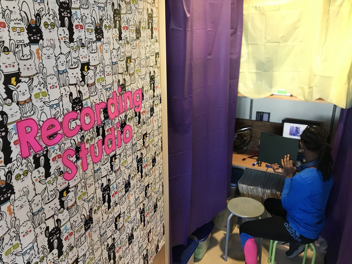 We’ve got such great @Flipgrid fever that we converted a storage closet into a recording studio!! We love that Flipgrid gives us #studentvoice! @BaldwinBobcats #AISDinnovates #AISDGotTalent