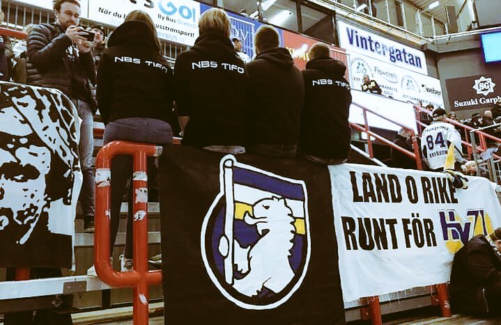 På plats, som alltid. Kämpa HV! 💙