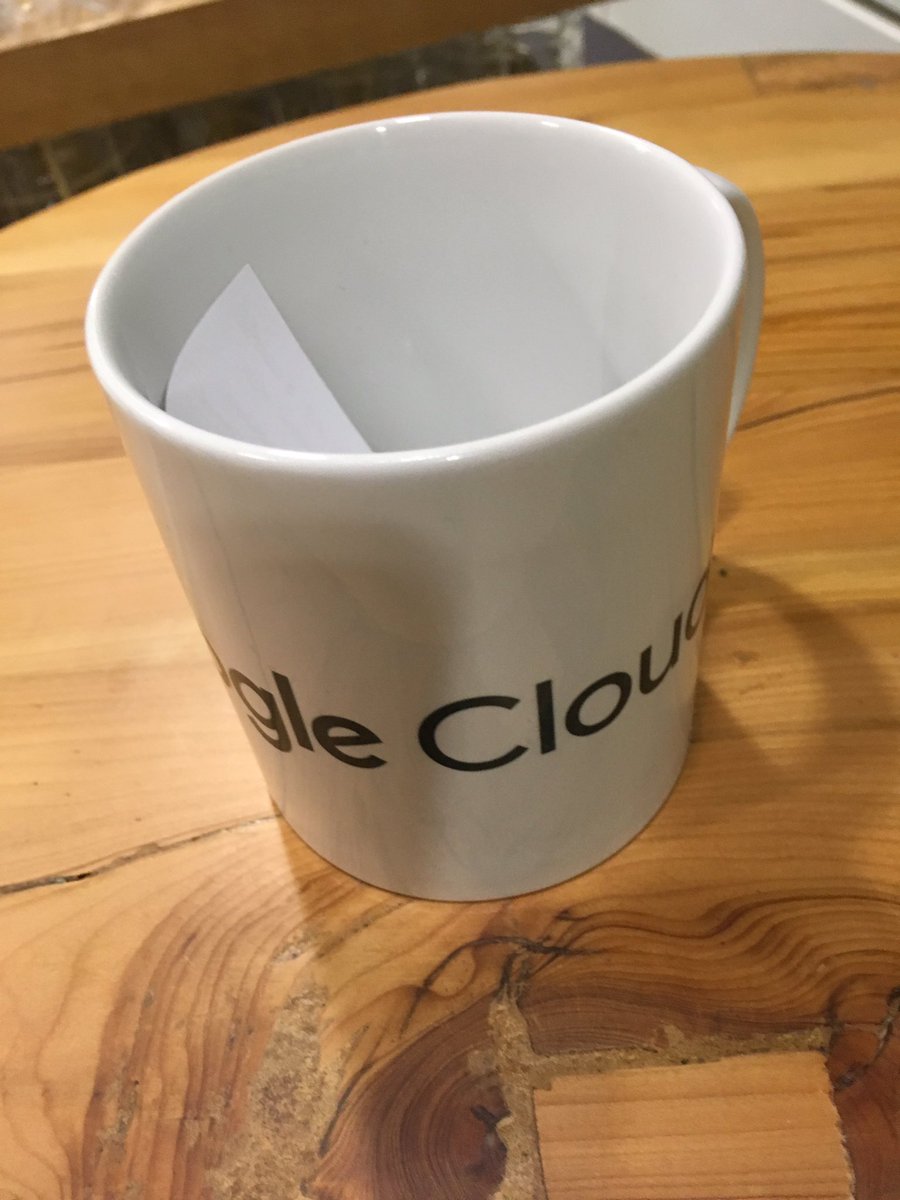 BrianLinuxing's tweet photo. I fixed the sensor placement and won a #googlecloud mug at todayโs #cloudderby !!! https://t.co/SKRKRk3NHx
