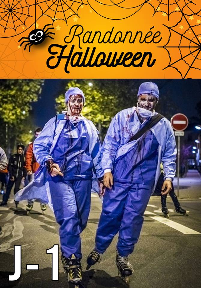 generoller's tweet photo. C'est DEMAIN ! Qu'on se retrouve tous sur nos rollers pour la randonnée halloweeeeeen de Générations Roller !

Votre costume est prêt ?

Et n'oubliez pas : 1 paquet de bonbons offert à toutes les personnes en roller qui seront déguisés (dans la limite des stocks disponibles !) https://t.co/ypC6RI0XPF