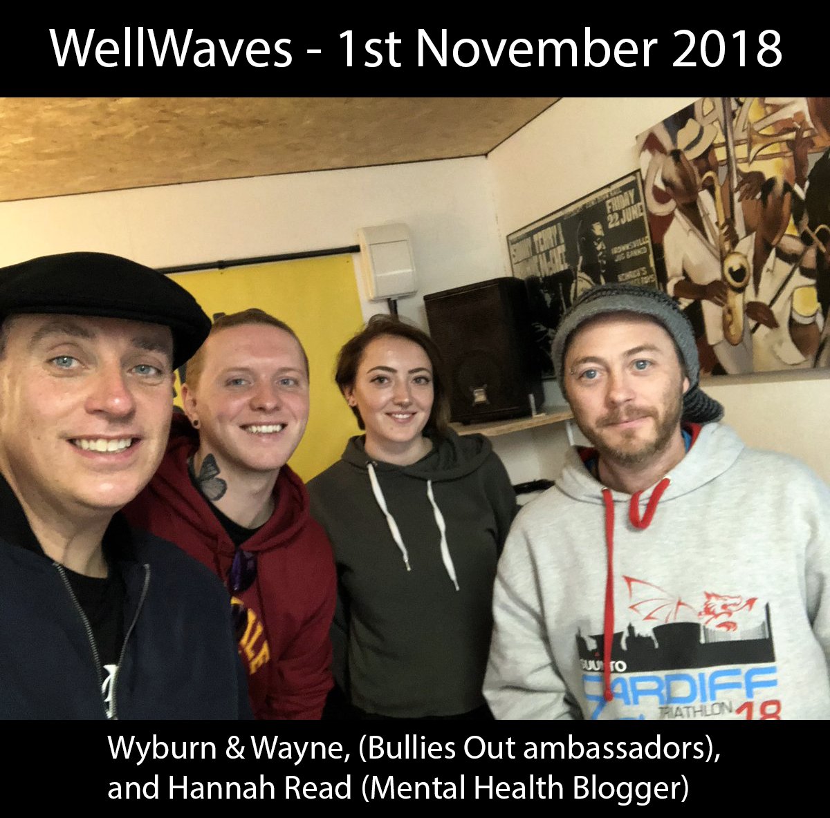 Today's show about Bullying has been uploaded to Mix Cloud. Big thanks to <a href="/WyburnWayne/">WYBURN & WAYNE 🏴󠁧󠁢󠁷󠁬󠁳󠁿</a> and Hannah for the interview today. Very important topic and lots of good info and advice. mixcloud.com/BeingWell/well… #antibullying #antibullyingweek2018 #bulliesout <a href="/RadioCardiff/">Radio Cardiff</a> #ItsOkNotToBeOk