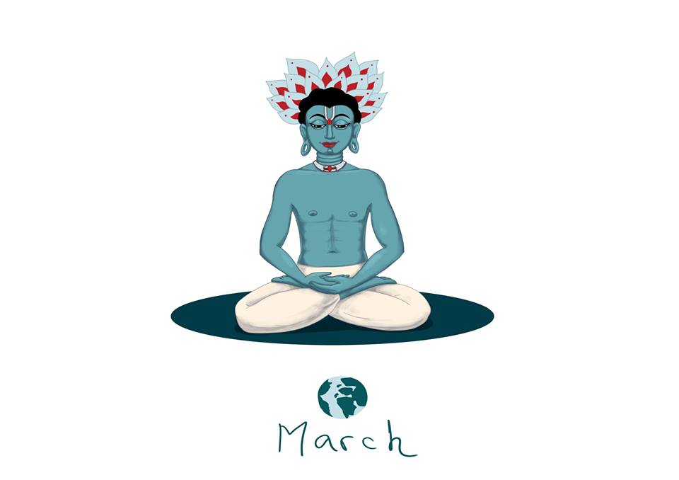 yoga_train's tweet photo. Presenting the #March #asana of the #calendar2019 for #yogalovers! Support the project and get a copy @kickstarter 
https://t.co/RIa1lEX0PL
#crowdfunding #illustration #design #Creative #Namaste #yoga #inspiration #art #moon #Buddha #Ireland https://t.co/DtfErPZbut