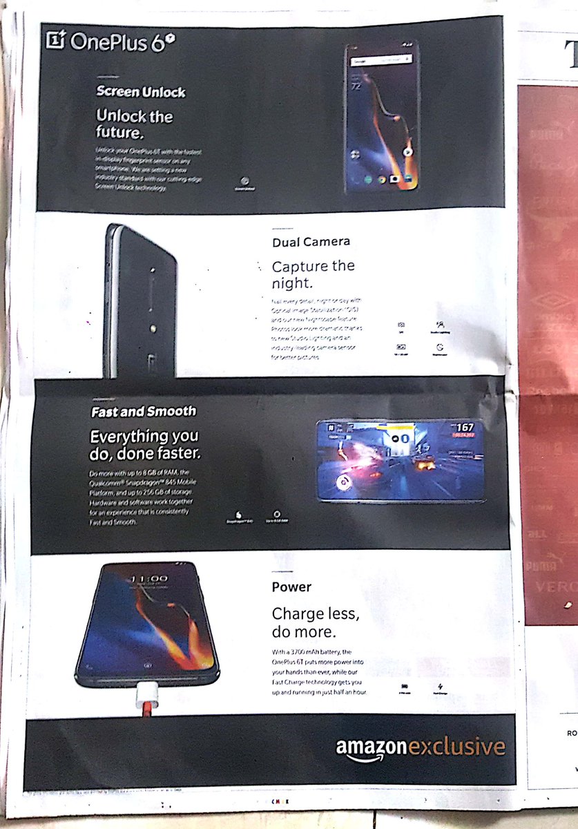 SandeepKankaria's tweet photo. #AmazonOnePlus6T https://t.co/1hL4Y6rnML