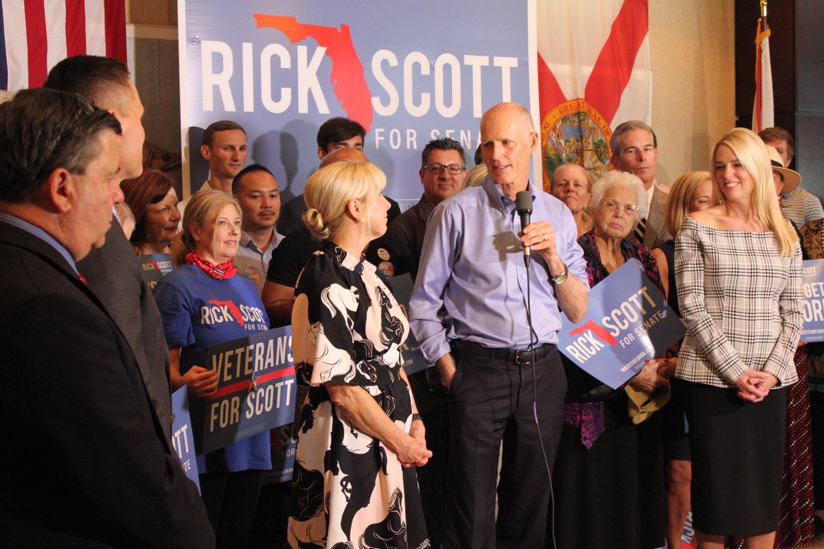 ScottforFlorida's tweet photo. So much energy in Tampa with Ann and Attorney General @PamBondi! https://t.co/blanXVTE0V