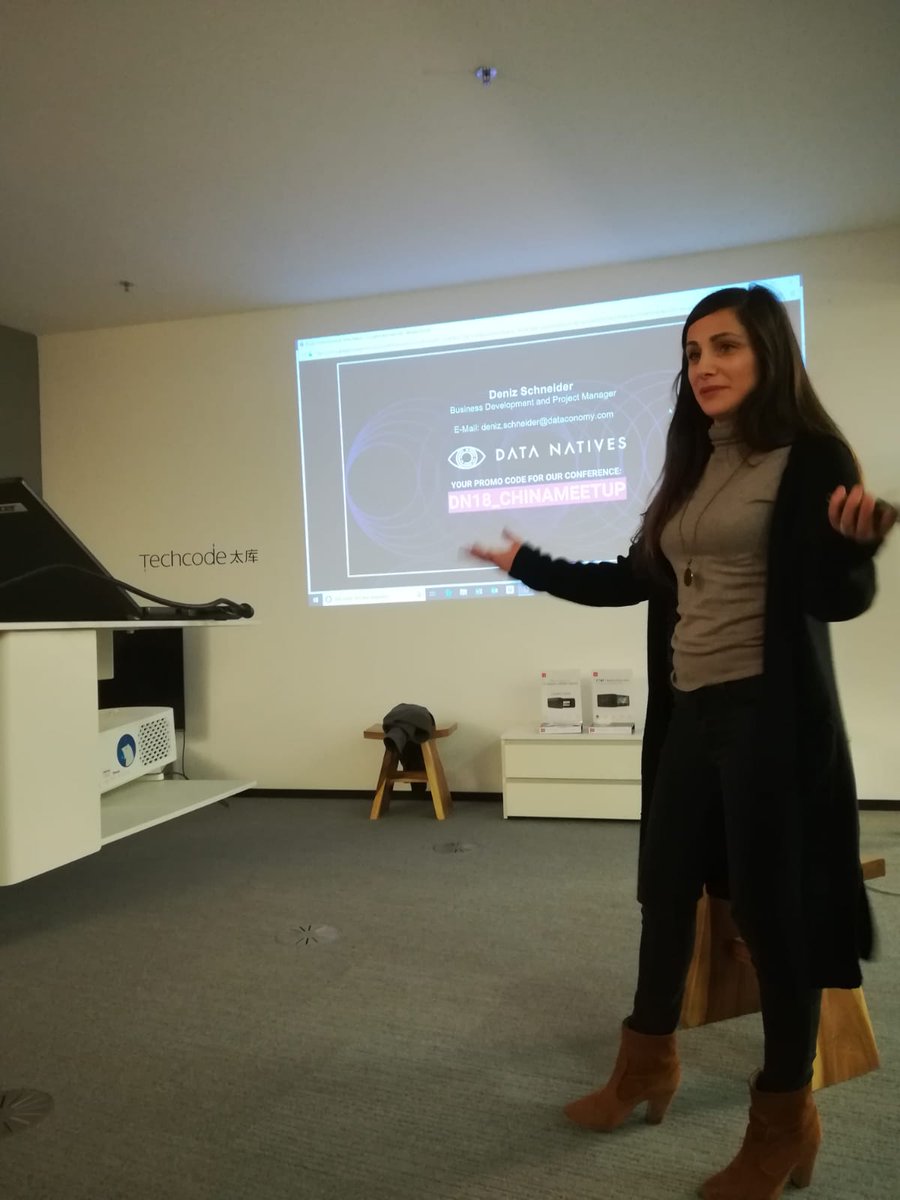 DataNativesCon's tweet image. @Techcode_Berlin, we had an amazing night last night! Thank you for giving us the opportunity to speak about #DN18! Proud of our girls Deniz and @pusterlasilvia😁 #meetup #techcode #100chinameetup #Berlin