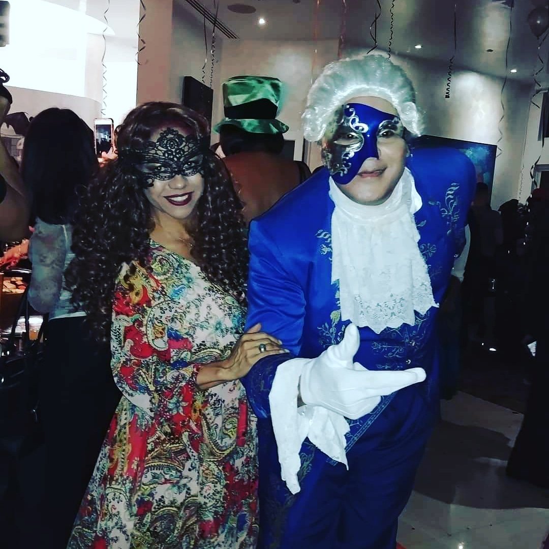 leidaproducer's tweet photo. At the Halloween party of the ex baseball player #Sammysosa https://t.co/sKtEZ2h68C