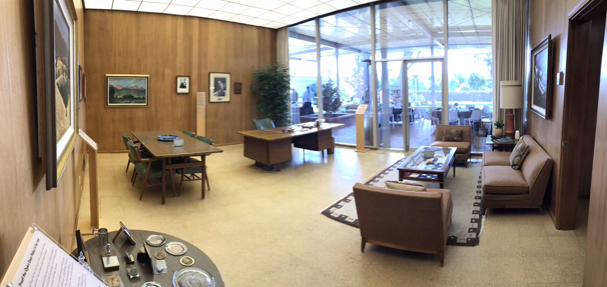 nkeim's tweet image. Next stop on @AmChamGermany delegation trip —&amp;gt; @HP in Palo Alto with a tour of the still originally furnished offices of HP founders David Packard and William Hewlett #designComeBack