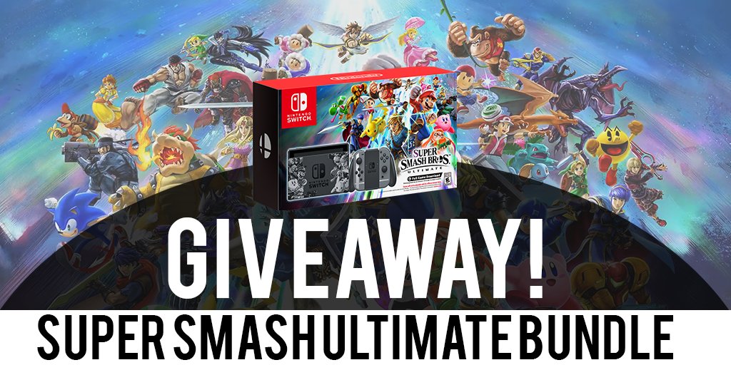 Hey guys I'm doing a Smash Switch bundle giveaway! I will be announcing the winner on December 1st, You can enter here

gleam.io/TSpcK/smash-ul…
