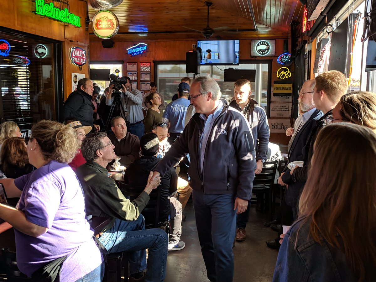 MattEideIA's tweet photo. Nice crowd for @YoungForIowa event in WDM. Intros by @SenSchneider @petercownie @CouncilBergman @tomemmer https://t.co/snsCO7CMDp