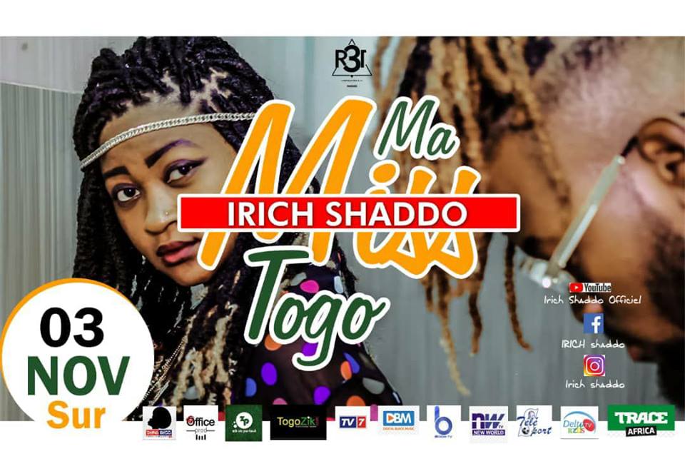 IRICH_Shaddo's tweet photo. Allons tous à la découverte de cette miss Togo qui nous est inconnue jusqu'ici, ce 03 Novembre 2018.
En attendant abonnes toi à la chaine YouTube de l'artiste pour toujours avoir l'exclusivité de ses sorties.👇🏾
https://t.co/29tfbDcqmX
#IrichShaddo#MaMissTogo
#R31#VidéoComingSoon https://t.co/sirAA4y1ED