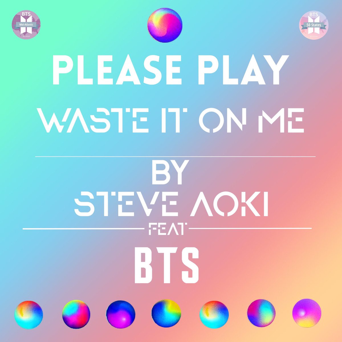 BTSxMidAtl's tweet photo. ARMY have you sent in your request to @K92BobPatrick on @K92radio for #WasteItOnMe by @steveaoki ft @BTS_twt for the #4Playat4?
If not, what are you waiting for? - 👑 https://t.co/ZLE7A3lw6M