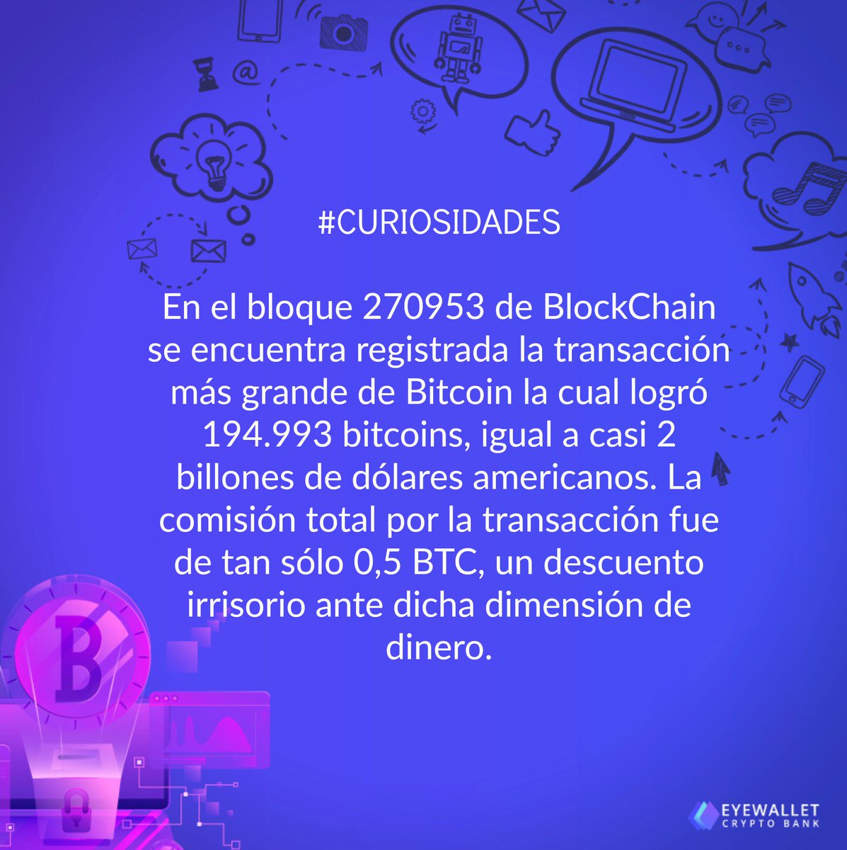 eyewalletapp's tweet photo. #EyeWallet #Wallet
#ExperienciaEyeWallet
#EyeWalletOficial
.
.
#BitCoin #Criptomoneda #BitCoinHoy #Trading #Criptodivisa #Crypto #CriptoBusiness #Investing #Aplicación #HerramientasDigitales #Tecnología #ExperienciaDigital #TradingCripto #Inversion #Investment https://t.co/Do4OLyy7KR