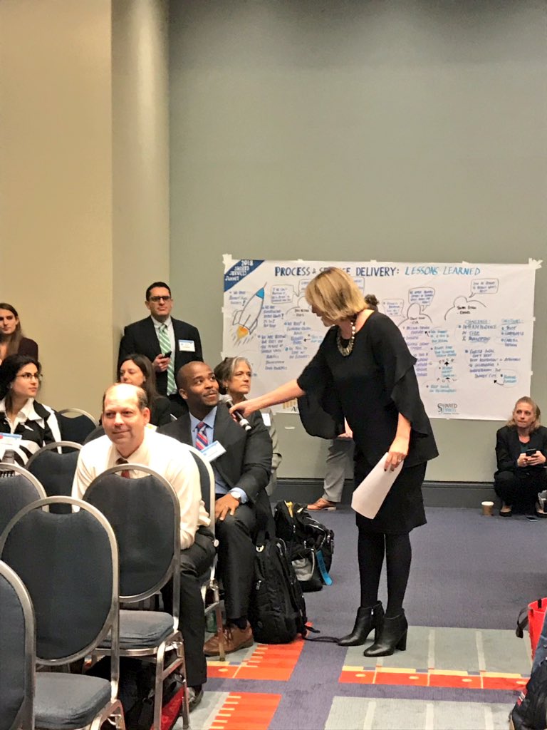 AGACGFM's tweet photo. .@migov's Jeff Bankowski,  @US_FDA's Ema Kamara, and @teahan_julie and @WayToGoWils from @guidehouse_us explore common challenges and how to overcome them in the midst of organizational and cultural change.  #SharedServices18 https://t.co/dFwWWLc3Lc