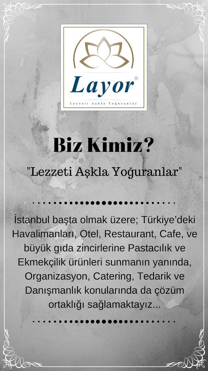Biz Kimiz? #layorfood #layorcomtr