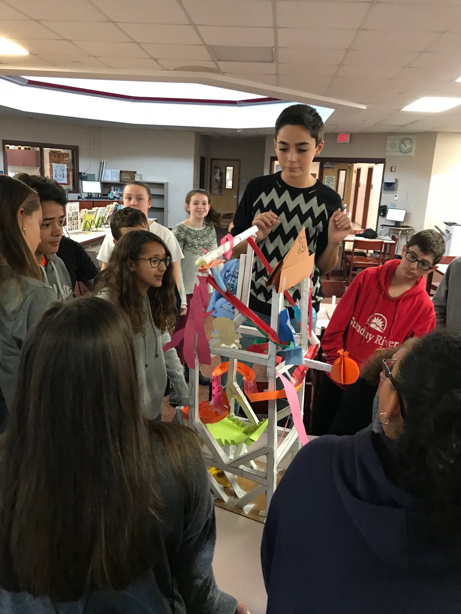 ScienceKMS's tweet image. Students from both team Phoenix and The Dream Team applied knowledge of kinetic and potential energy to meet the design challenge! ⁦@Principal_Homen⁩