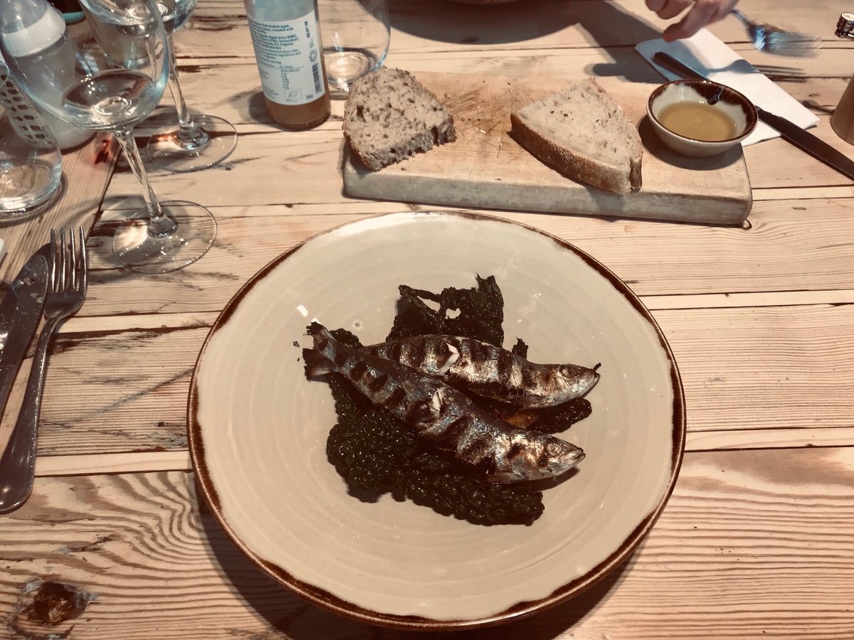 Thanks ⁦<a href="/RiverCottageBri/">River Cottage Kitchens</a>⁩ for the fantastic lunch today! The smiles on our faces say it all 👏🥒🥬🌶🐟