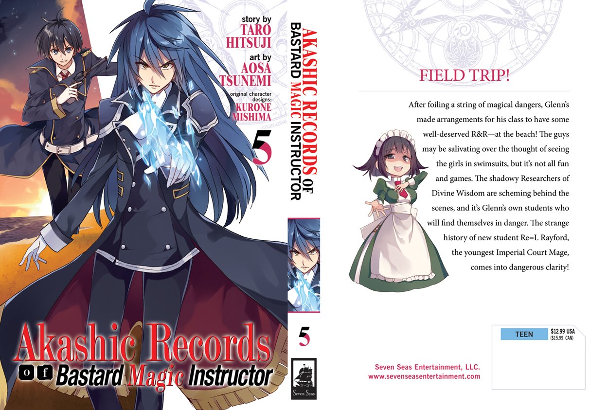 Seven Seas Akashic Records Of Bastard Magic Instructor Vol 5 Taro Hitsuji And Aosa Tsunemi Action Fantasy Harem Adventures In Sloppy Teaching 12 99 November 18