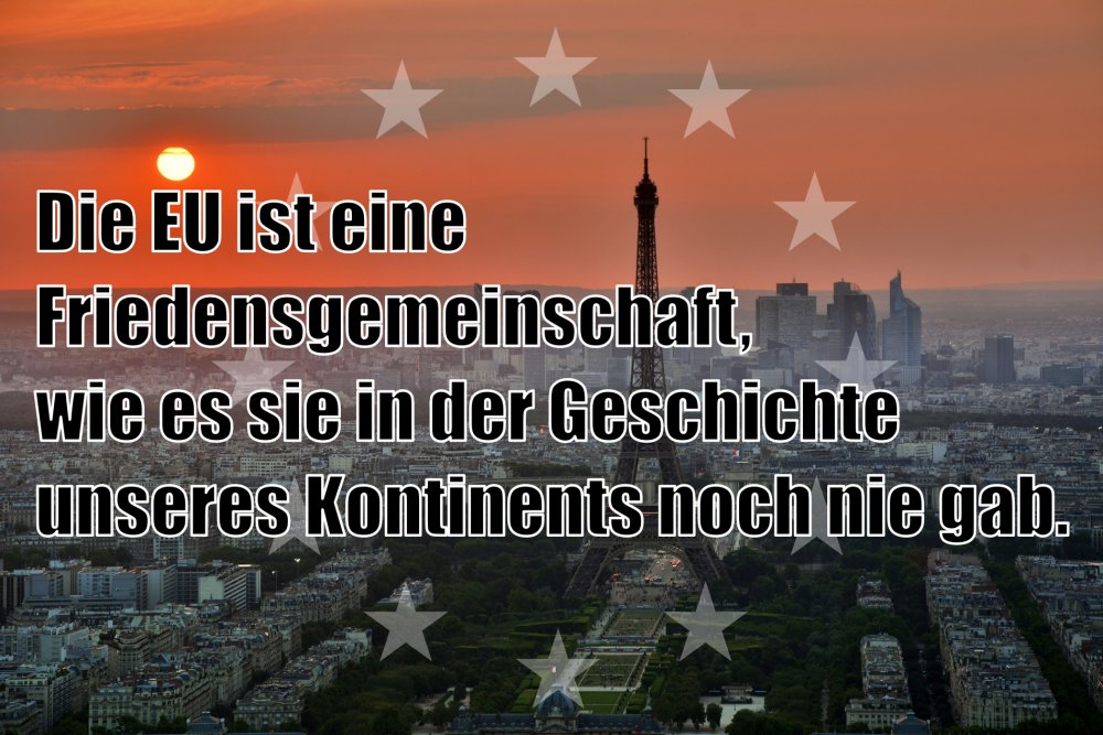 Auch dank der EU haben wir die aktuell längste Friedensperiode in Europa, die es bisher gab.
Wir sollten uns darum bemühen, diese Gemeinschaft aufrecht zu erhalten und uns mehr auf unsere Gemeinsamkeiten als unsere Unterschiede konzentrieren.

#Maastricht
#zusammen