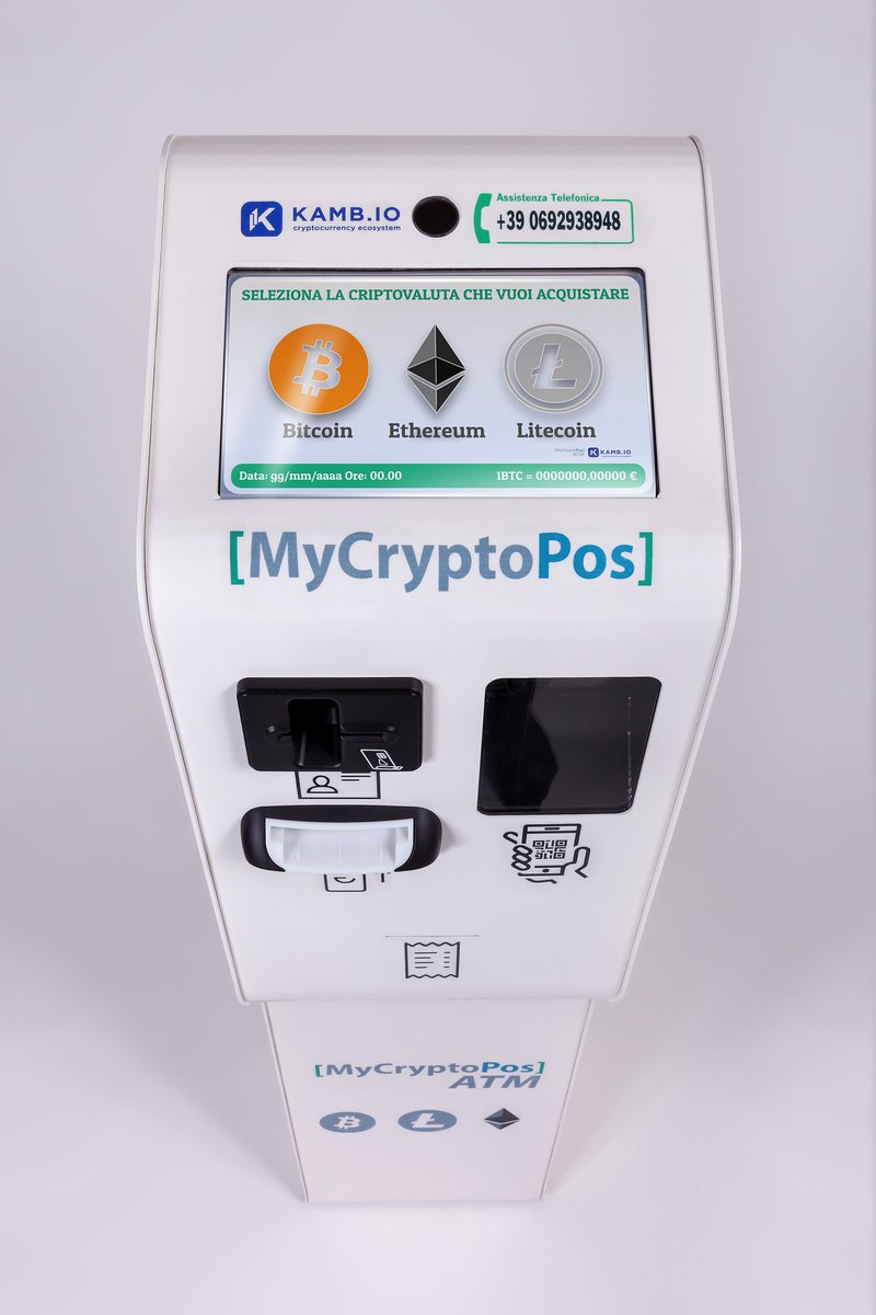 MyCryptoPos's tweet photo. 💣💣💣NEWS💣💣💣

[MyCryptoPos] ATM 

Venite a provarlo! #CryptoCoinference 

Disponibile da Dicembre 2018 con il nuovo #ModuloATM della piattaforma #LiveShop di #MyCryptoPos 

Per info e prenotazioni scrivere a info@mycryptopos.com 

#bitcoin #blockchain #bitcoinATM https://t.co/tkHYsXolYU