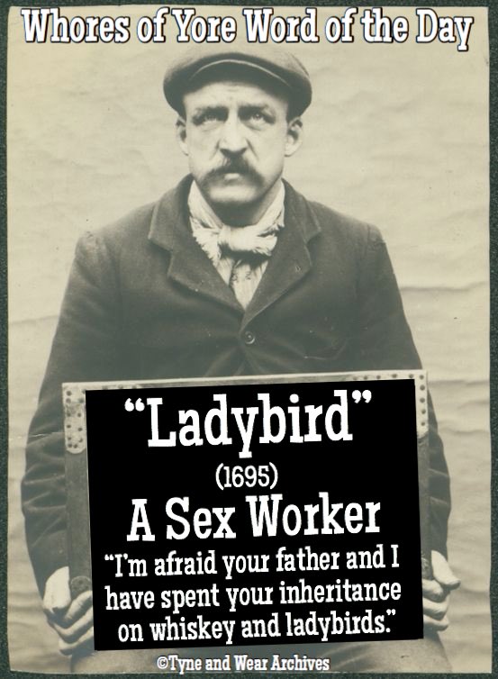 WhoresofYore's tweet photo. Word of the Day: “Ladybird” https://t.co/9j6QrjqgOG