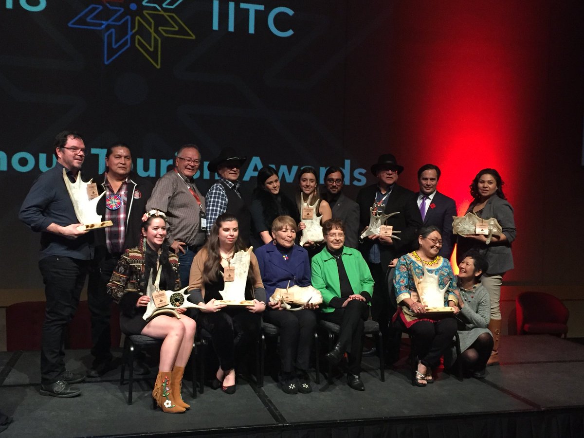 Congratulations to Cultural Ambassador Gaad Gas, Raven Ryland for winning the Most Inspirational Cultural Ambassador Award at the International Indigenous Tourism Conference! #2018IITC