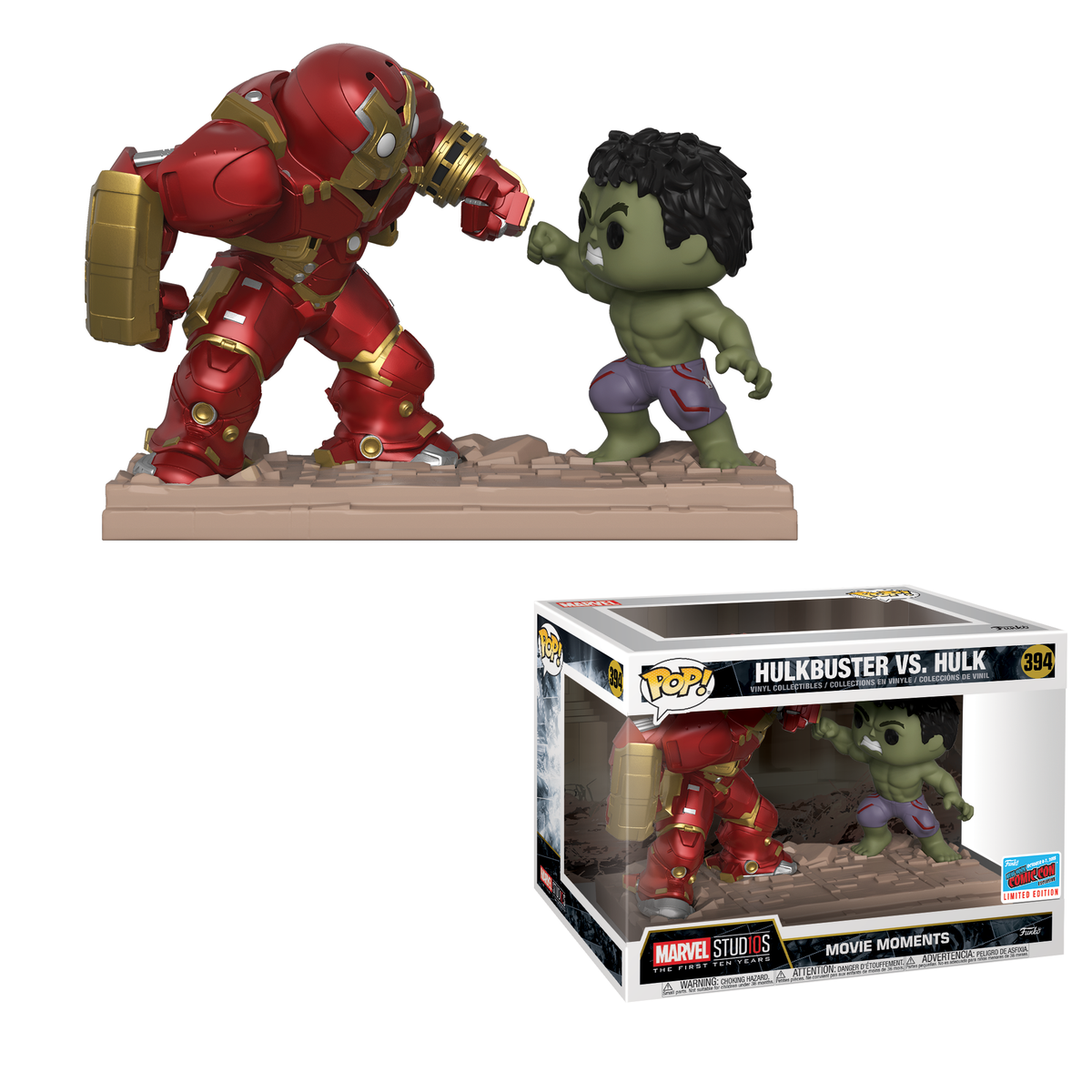 OriginalFunko's tweet photo. RT &amp; follow @OriginalFunko for the chance to win an NYCC 2018 exclusive Hulkbuster vs Hulk Pop! Movie Moment! #FunkoNYCC https://t.co/UcgQJ496Lb
