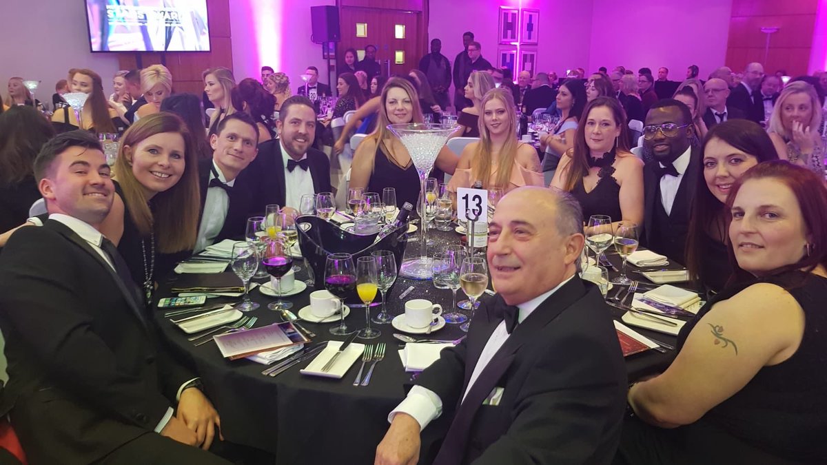 HartsNottingham's tweet photo. The team are at the #NottinghamSTARS2018 Hereβs to an amazing night and hopefully bringing home an #Award #LoveNotts @MarketingNG_ @VisitNotts βοΈ https://t.co/sS8VTbt6tf