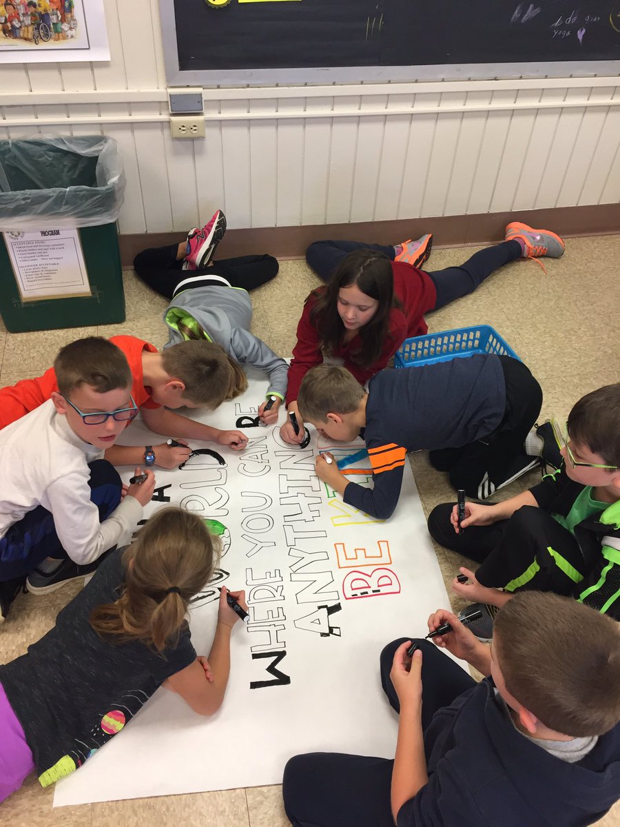 MrsAdamsCUBS's tweet photo. Kindness Club friends getting ready for our Leader In Me kickoff. Looking forward to Tuesday! #kindnesscounts https://t.co/GGUkCOPWOH