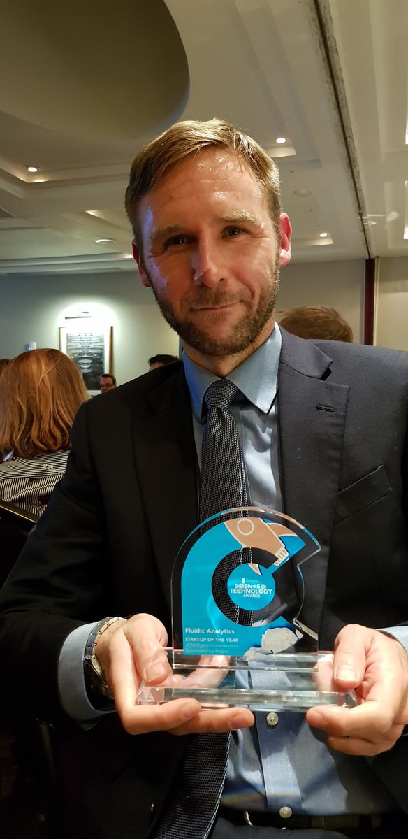 fluidicanalytic's tweet image. Wow! Highly commended at @CambridgeIndy #SciTechAwards tonight in the #startup of the year category. Thank you so much and congratulations to all the entrants and winners - a great evening celebrating the best of #science and #tech in #cambridge 🏆