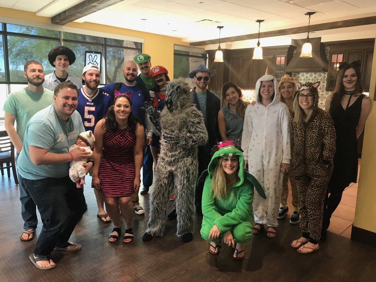 LiftableMedia's tweet photo. From our work family to yours, we hope you had a great Halloween!
To celebrate, we had our annual costume contest. 
Check out our latest blog post to see the costumes and winners: https://t.co/TtSBIz28yR https://t.co/JVSQmGxrbu