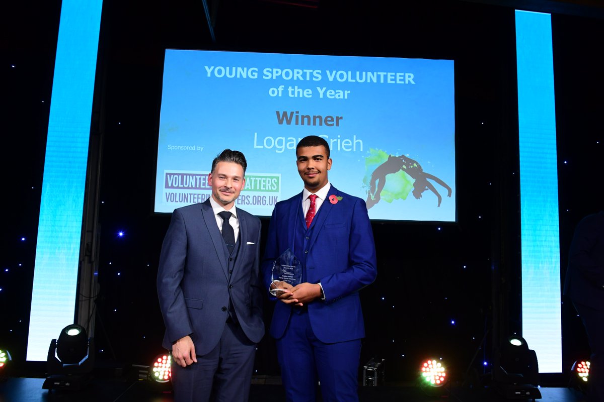 ActiveLincs's tweet photo. Congratulations to @l_grieh winner of the Young Sports Volunteer of the Year! And well done to the runners up Louis Croves and Katie Baker. #LSA2018 https://t.co/UFGrkDCe8T