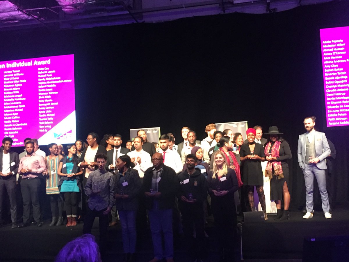 NewhamRecorder's tweet photo. The winners of the making it happen individual award - all 81 of them! #eastworksawards8 https://t.co/CH9Zfkaic5