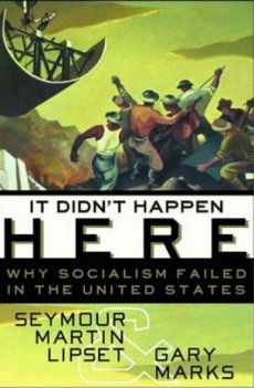  Ici je fais une petite digression basée sur le livre "It Didn't Happen Here" du grand sociologue  #SeymourMartinLipset, qui analyse les raisons de l'absence d'émergence d'un parti socialiste aux États-Unis à la fin du XIXème et au début du XXème siècle.