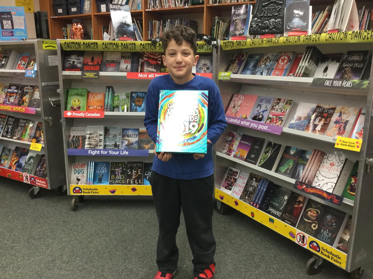 Congratulations Chris!  We hope you enjoy your copy of the 2019 Guinness Book of World Records that you won in the Book Fair draw! #pvncleads #readingisexciting