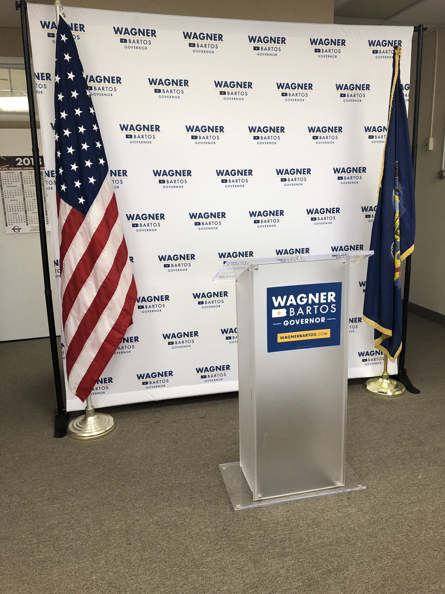 GOPCambria's tweet photo. Behind the scenes getting ready for @realScottWagner at the Cambria County headquarters https://t.co/Op5nDKrHl7